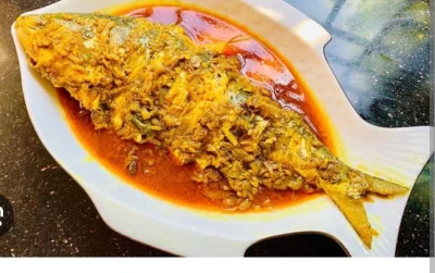 Fish in Mkasara Curry Sauce