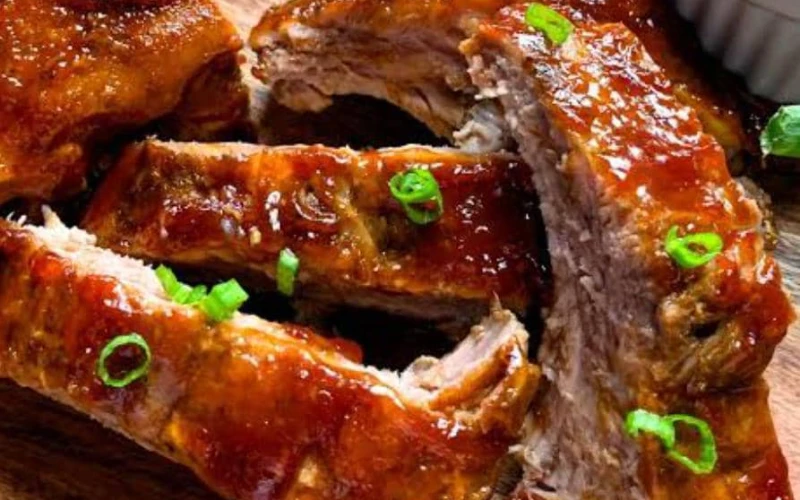 Grilled Pork Ribs In Kafoi BBQ Sauce