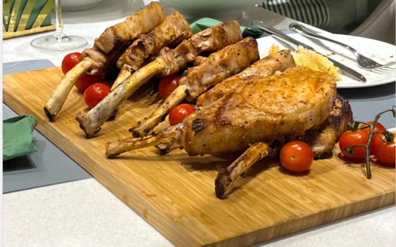 Grilled Pork Ribs In Kafoi BBQ Sauce