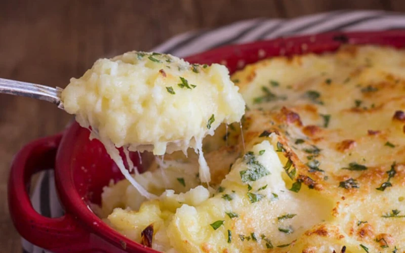 Italian Baked Mash Potatoes