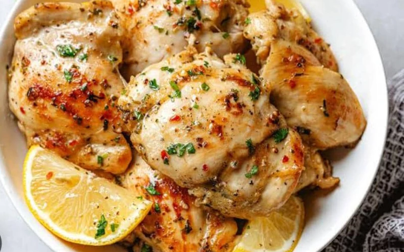 Lemon Sauce Mixed pieces Chicken