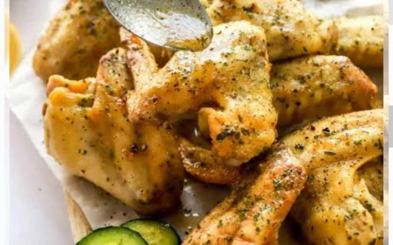 Lemon Sauce Wings Chicken