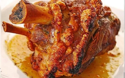 Grilled Pork Shank