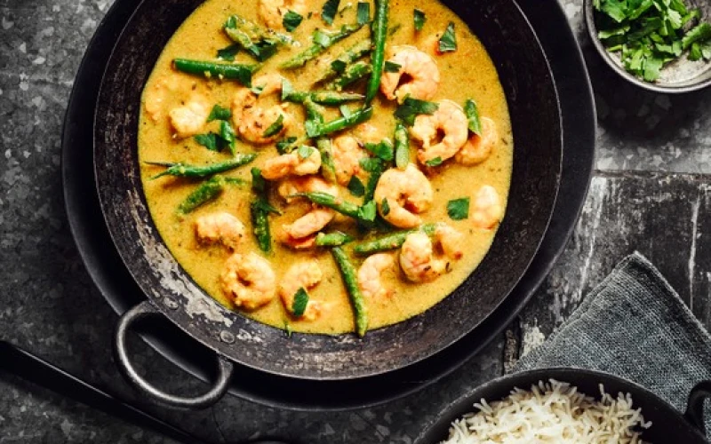 Prawns In Mkasara Curry Sauce