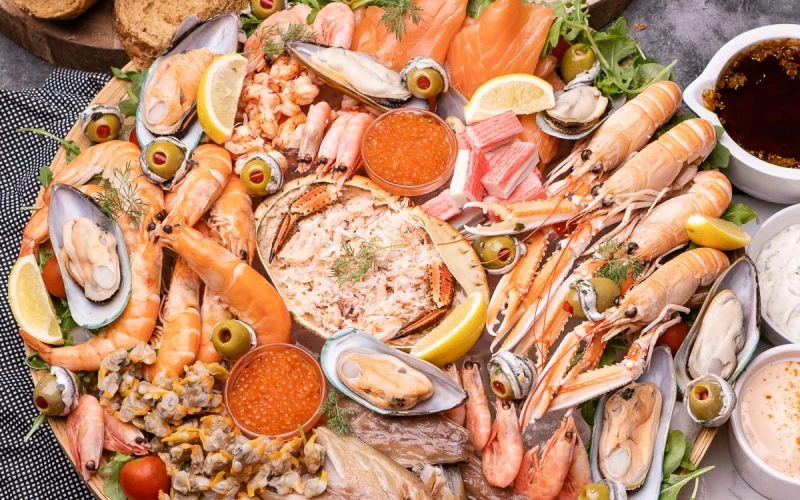 Seafood platter