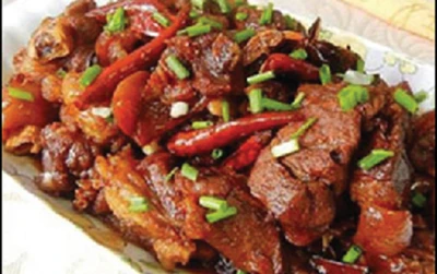 Shallow Fried Lamb Chunk (Makange)